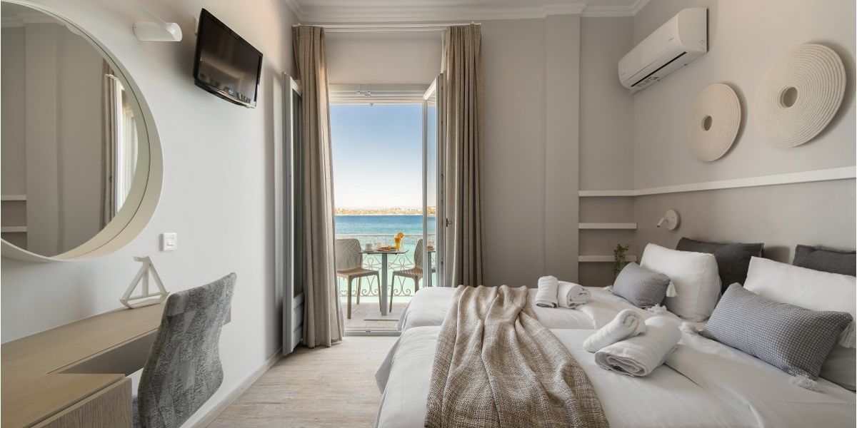 Δίκλινο Δωμάτιο Με Θέα Θάλασσα