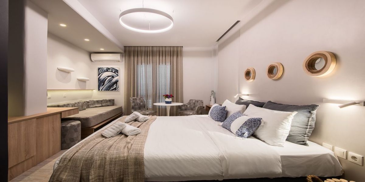 Τρίκλινο Δωμάτιο Με Μερική Θέα Θάλασσα